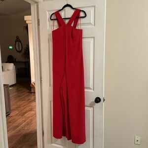Red Formal Jumpsuit